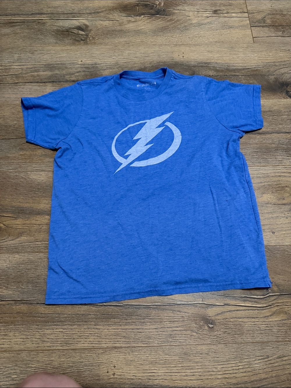Blue Graphic Lightning Short Sleeve Tee